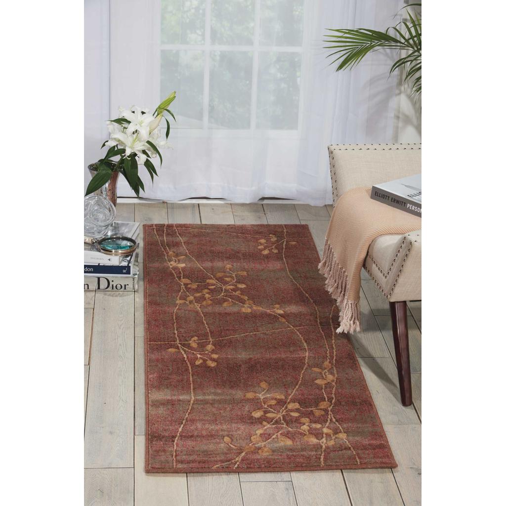 Nourison Home Somerset ST74 Multicolor Indoor Runner - Rustic Power Loomed Machine Made Medium Pile