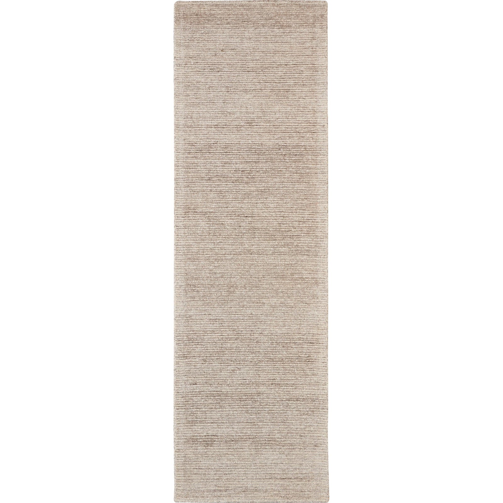Nourison Home Weston WES01 Taupe Indoor Runner - Modern Tufted Handmade Medium Pile