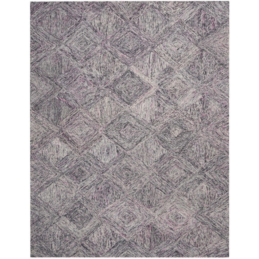 Nourison Home Linked LNK01 Two-Color Rectangle Indoor Area Rug - Hand Tufted Rug Made of 100% Wool