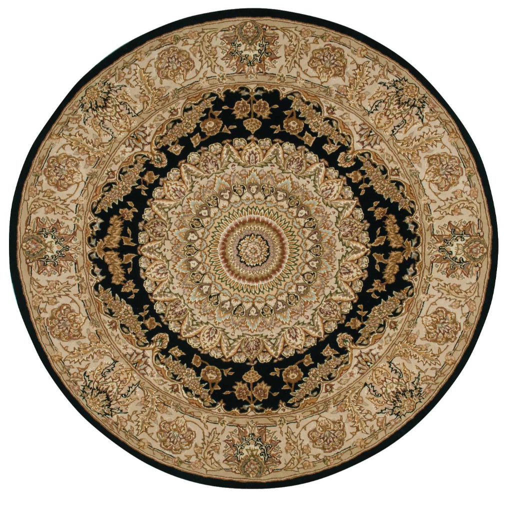 Nourison Home Nourison 2000 Multicolor 2233 Indoor Round Area Rug - Traditional Hand Tufted Rug Made of Wool & Silk-
