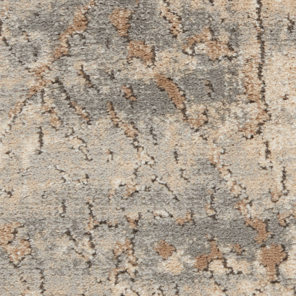 Nourison Home Concerto CNC03 Beige Rectangle Indoor Area Rug - Power Loomed Low Pile Rug