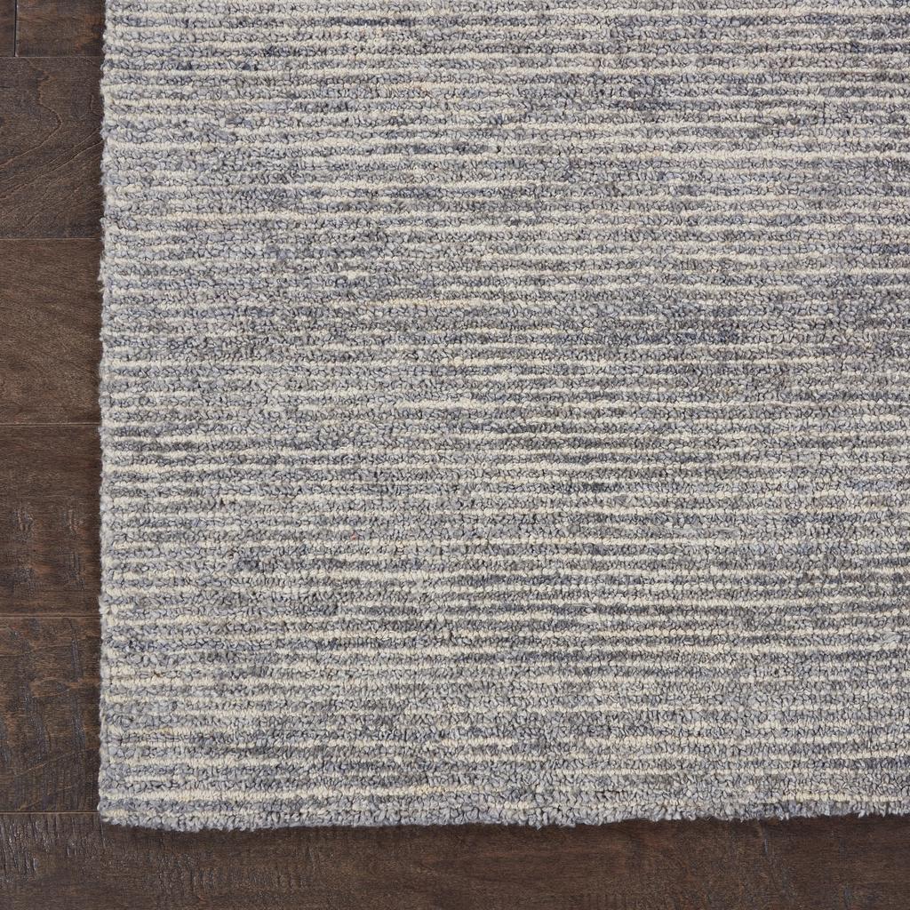 Nourison Home Weston WES01 Grey Indoor Rectangle Area Rug - Modern Tufted Handmade Medium Pile