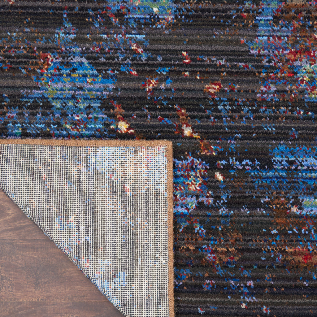 Nourison Home Chroma CRM02 Multicolor Rectangle Indoor Area Rug - Modern Style Loom-Woven Medium Pile Rug-