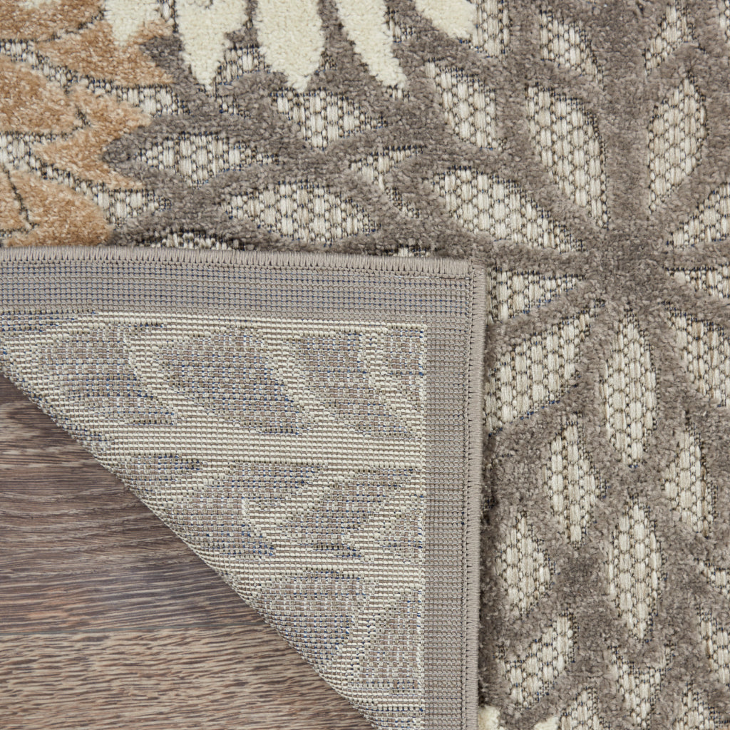 Nourison Home Aloha Indoor / Outdoor Machine Made Natural ALH05 Area Rug - Premium Stain-Resistant Round, Rectangle & Square Rug Made of 100% Polypropylene-