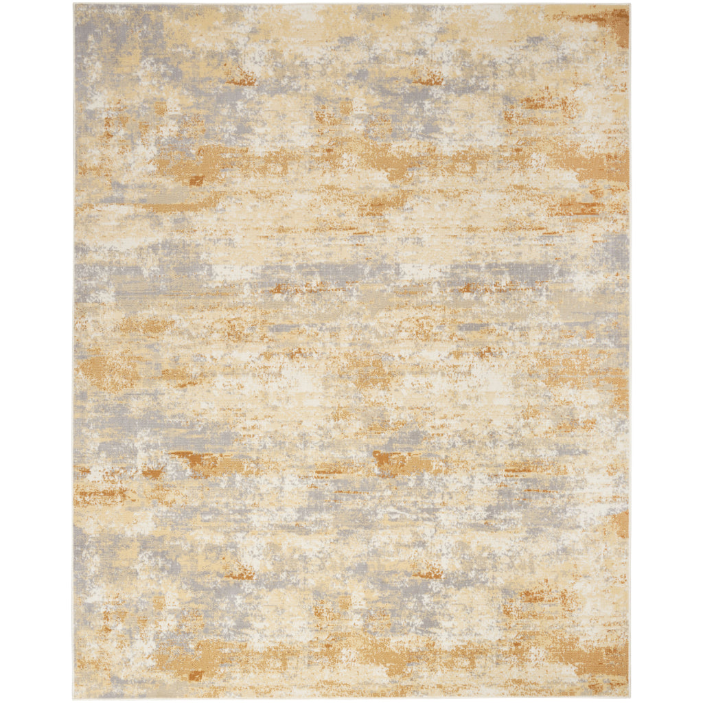 Nourison Home Grafix GRF40 Two-Color Indoor Rectangle Area Rug - Modern Abstract Rug in Medium Pile