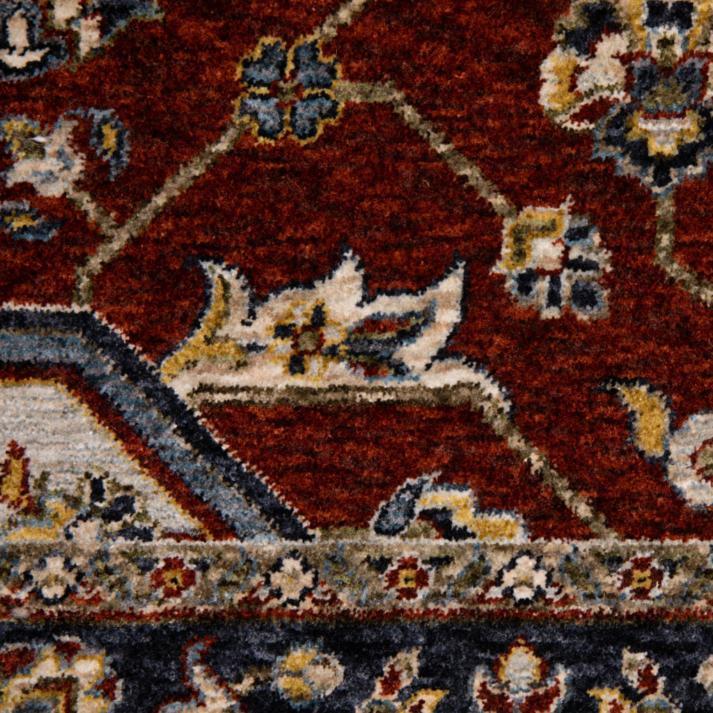 Oriental Weavers Aberdeen 4151R Multicolor Indoor Runner - Classic Machine Made Persian Rug with Medallion Design