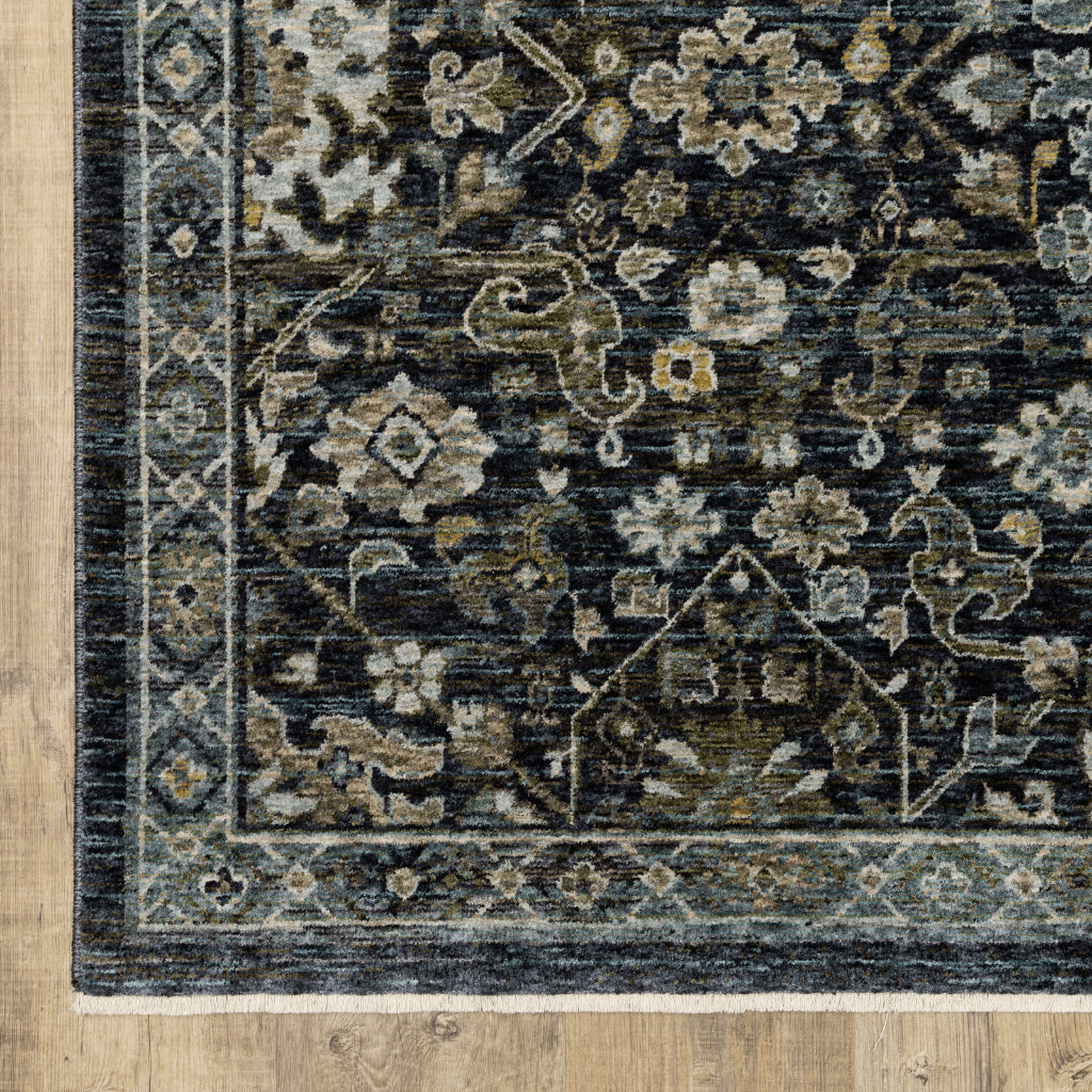 Oriental Weavers Aberdeen 533K1 Multicolor Indoor Runner - Classic Machine Made Persian Rug with Distressed Oriental Design