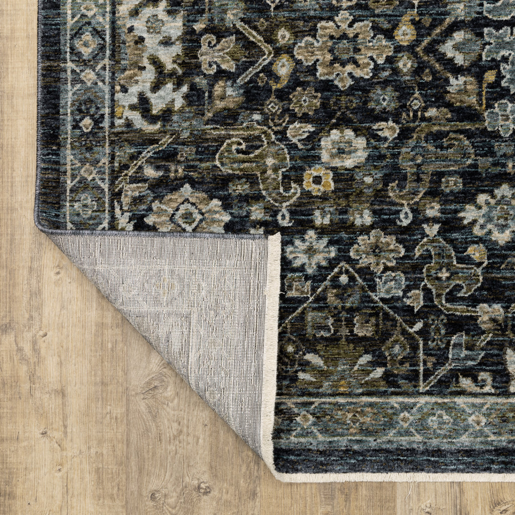 Oriental Weavers Aberdeen 533K1 Multicolor Indoor Runner - Classic Machine Made Persian Rug with Distressed Oriental Design