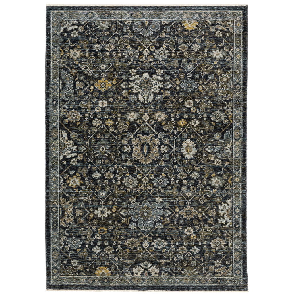 Oriental Weavers Aberdeen 533K1 Multicolor Rectangle Indoor Area Rug - Classic Machine Made Persian Rug with Distressed Oriental Design-