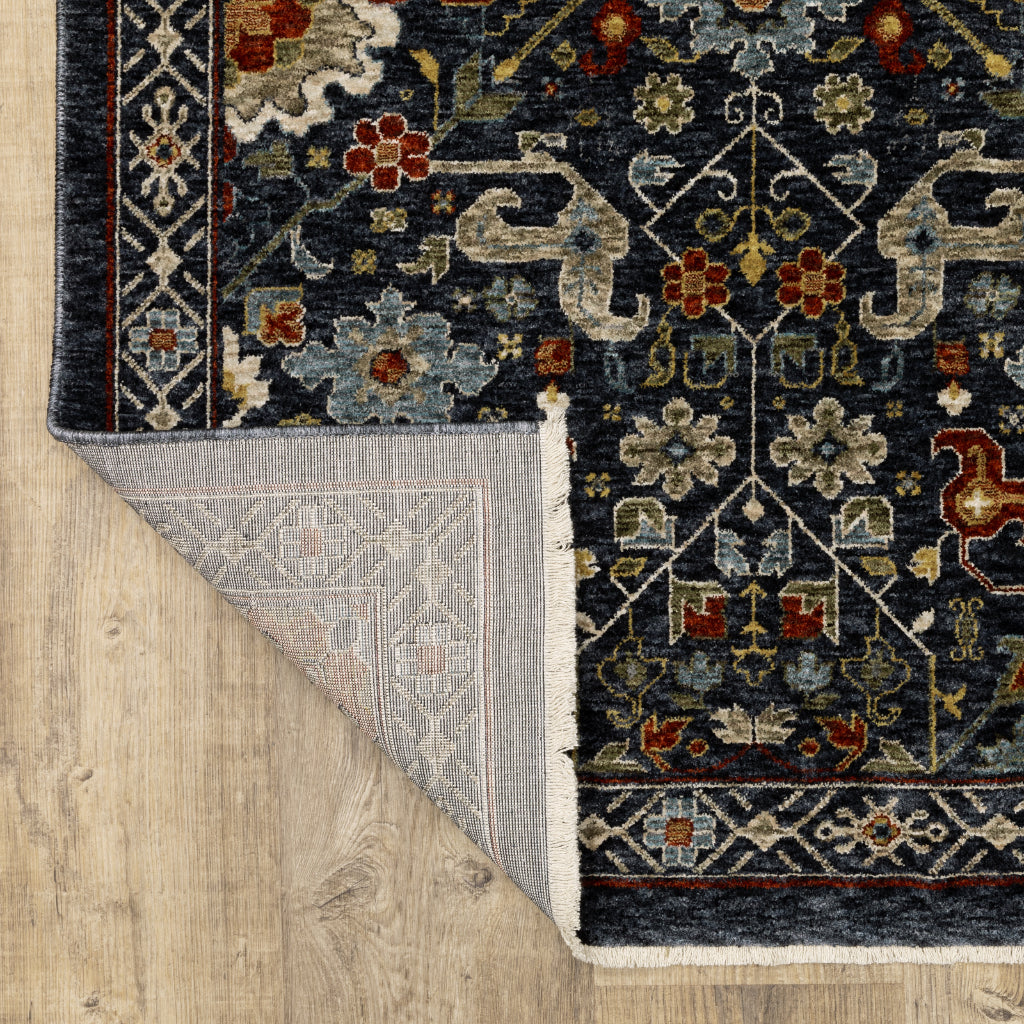 Oriental Weavers Aberdeen 006B1 Multicolor Indoor Runner - Classic Machine Made Persian Rug with Floral Design