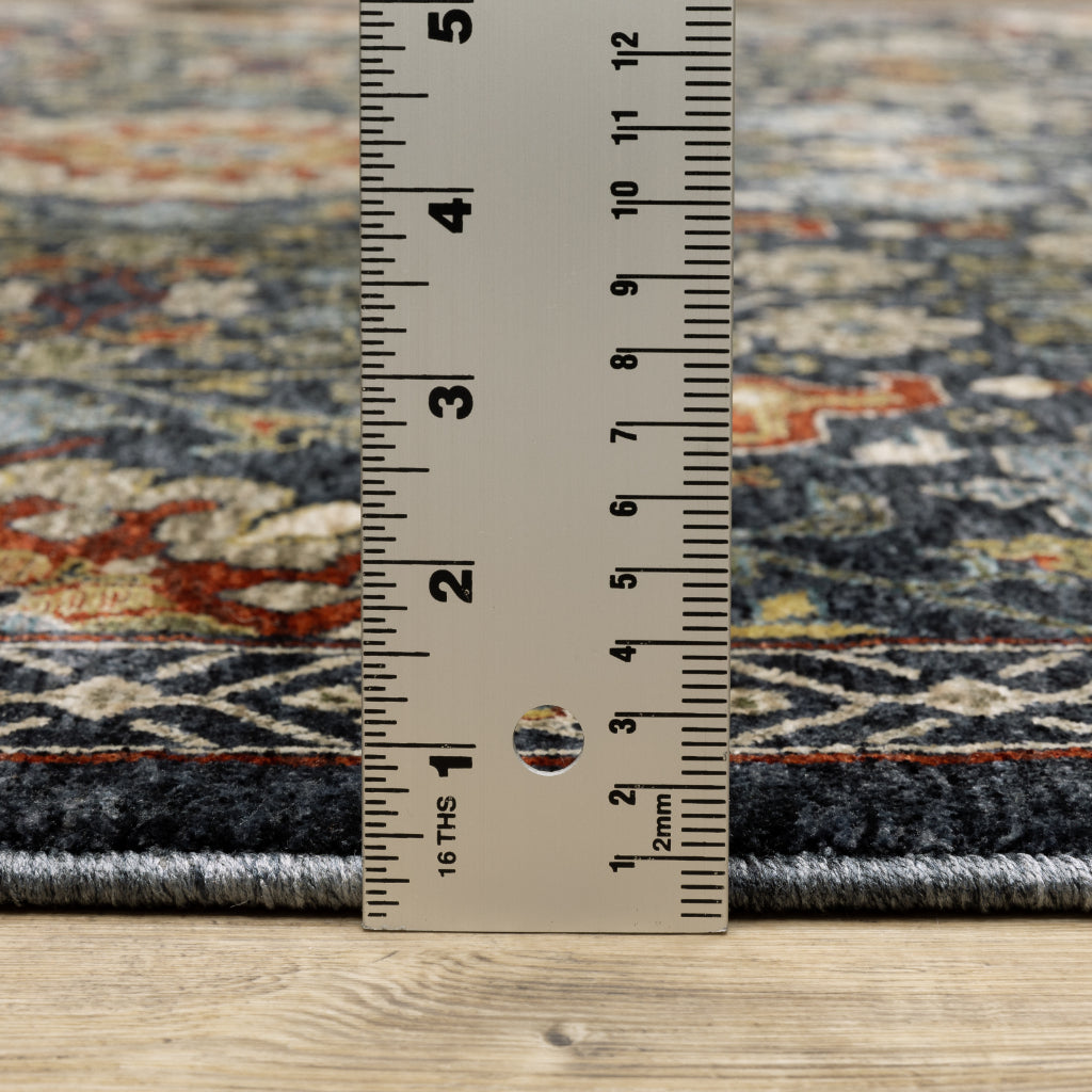 Oriental Weavers Aberdeen 006B1 Multicolor Indoor Runner - Classic Machine Made Persian Rug with Floral Design