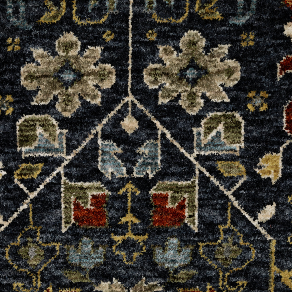 Oriental Weavers Aberdeen 006B1 Multicolor Indoor Runner - Classic Machine Made Persian Rug with Floral Design