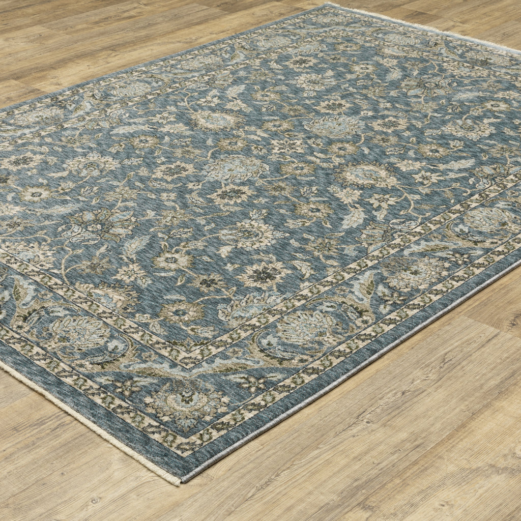 Oriental Weavers Aberdeen 070H1 Multicolor Rectangle Indoor Area Rug - Classic Machine Made Persian Rug with Floral Design-