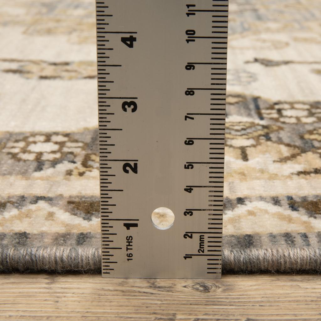 Oriental Weavers Acacia ACA03 Tan Rectangle Indoor Area Rug Oriental Pattern-