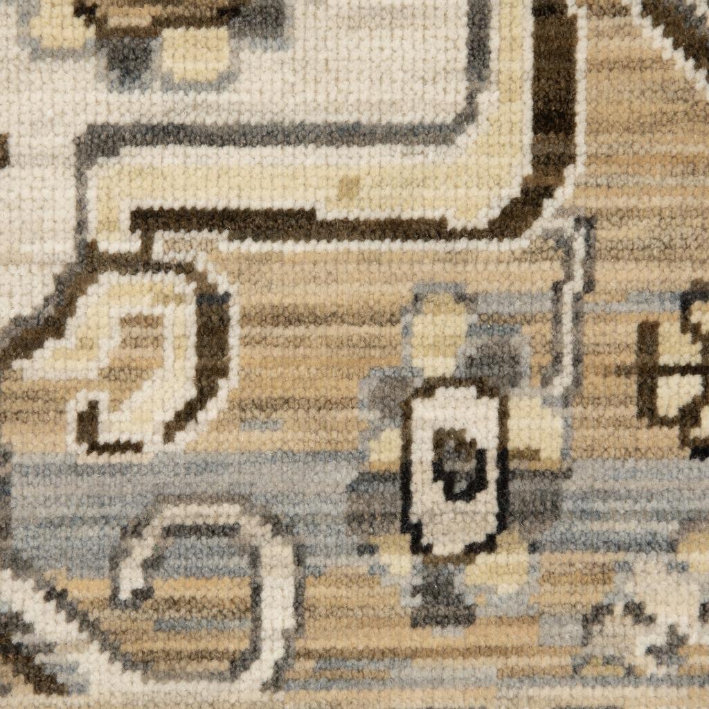 Oriental Weavers Acacia ACA04 Brown Rectangle Indoor Area Rug Oriental Pattern-