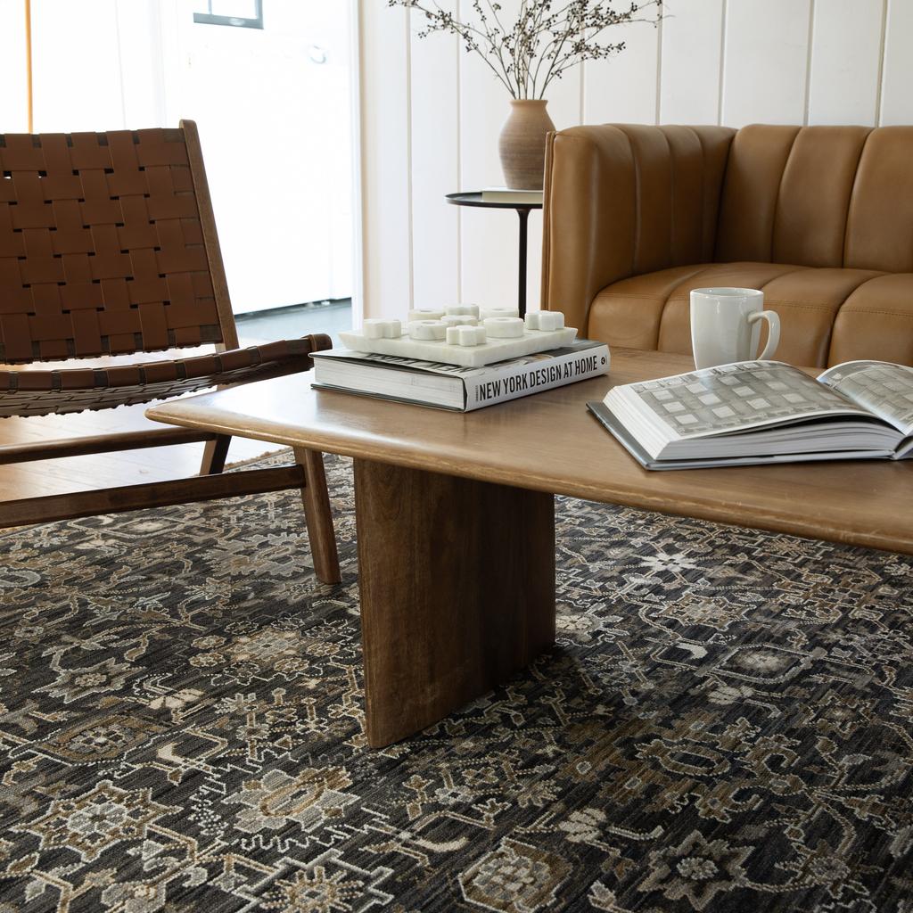 Oriental Weavers Acacia ACA05 Black Rectangle Indoor Area Rug Oriental Pattern-