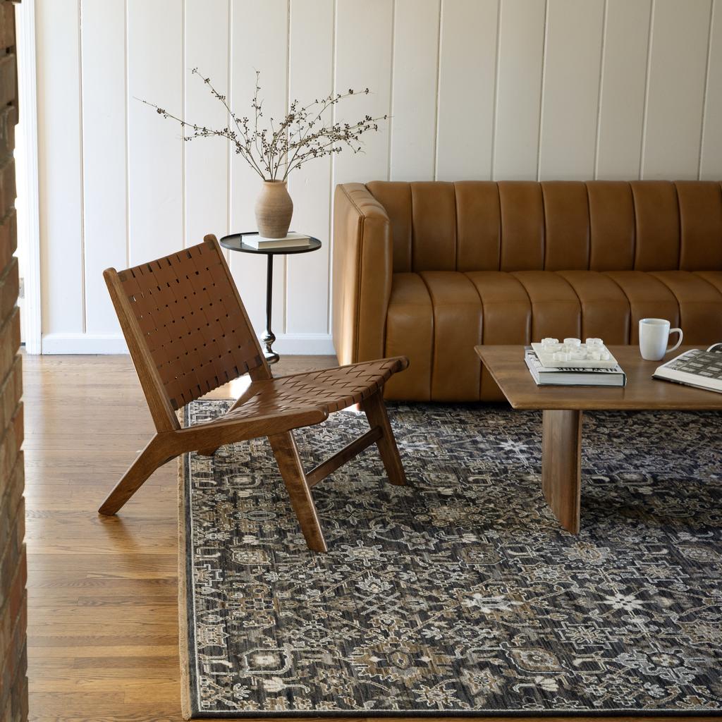 Oriental Weavers Acacia ACA05 Black Rectangle Indoor Area Rug Oriental Pattern-