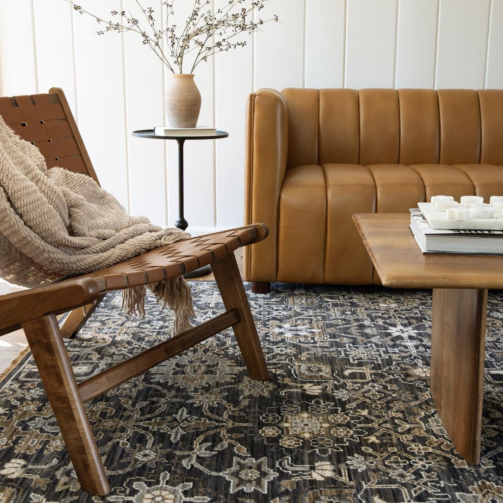 Oriental Weavers Acacia ACA05 Black Rectangle Indoor Area Rug Oriental Pattern-