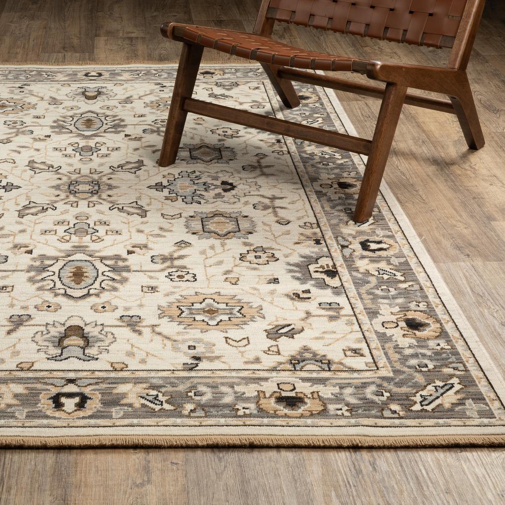 Oriental Weavers Acacia ACA06 Beige Rectangle Indoor Area Rug Oriental Pattern-