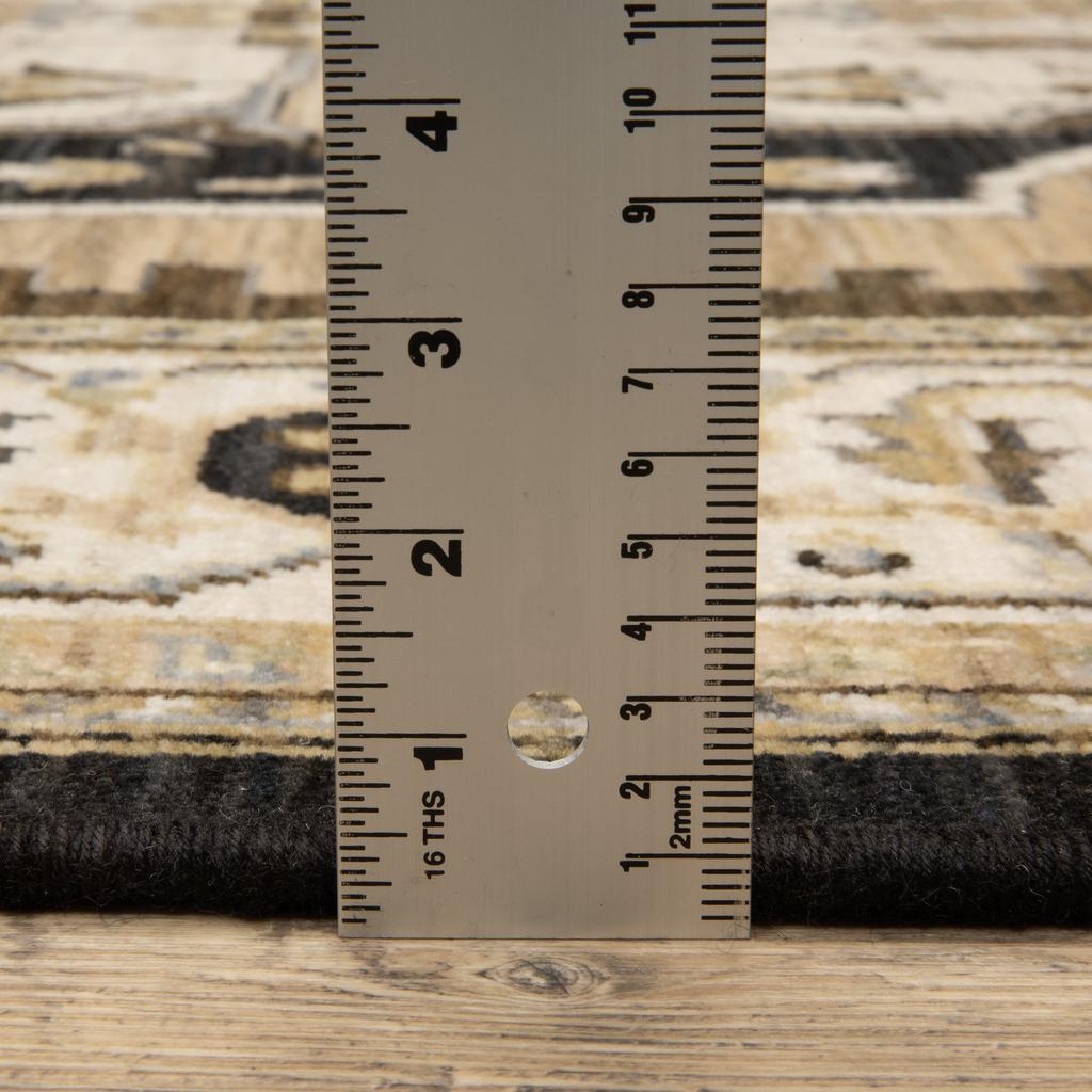 Oriental Weavers Acacia ACA08 Tan Rectangle Indoor Area Rug Oriental Pattern-