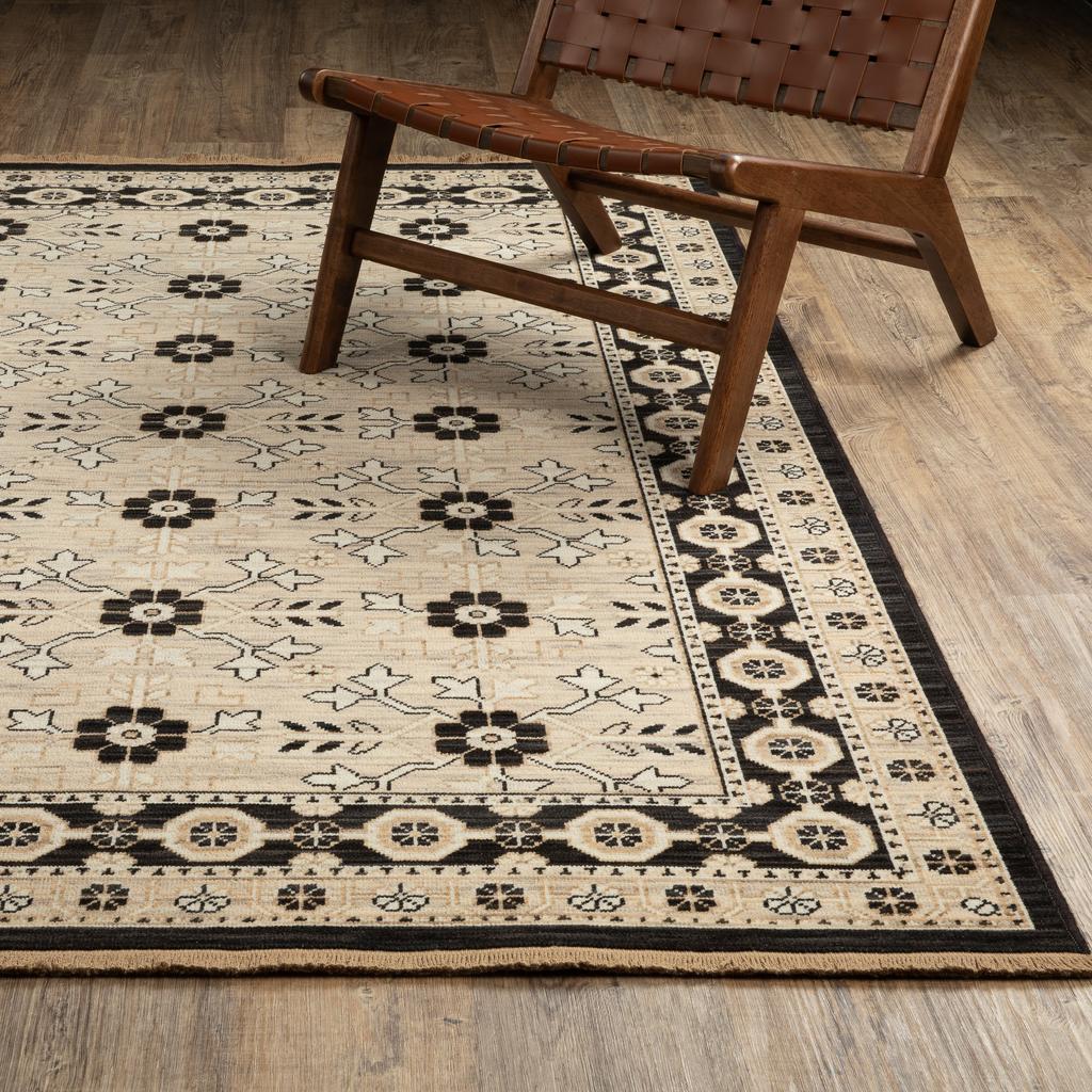 Oriental Weavers Acacia ACA09 Beige Rectangle Indoor Area Rug Oriental Pattern-