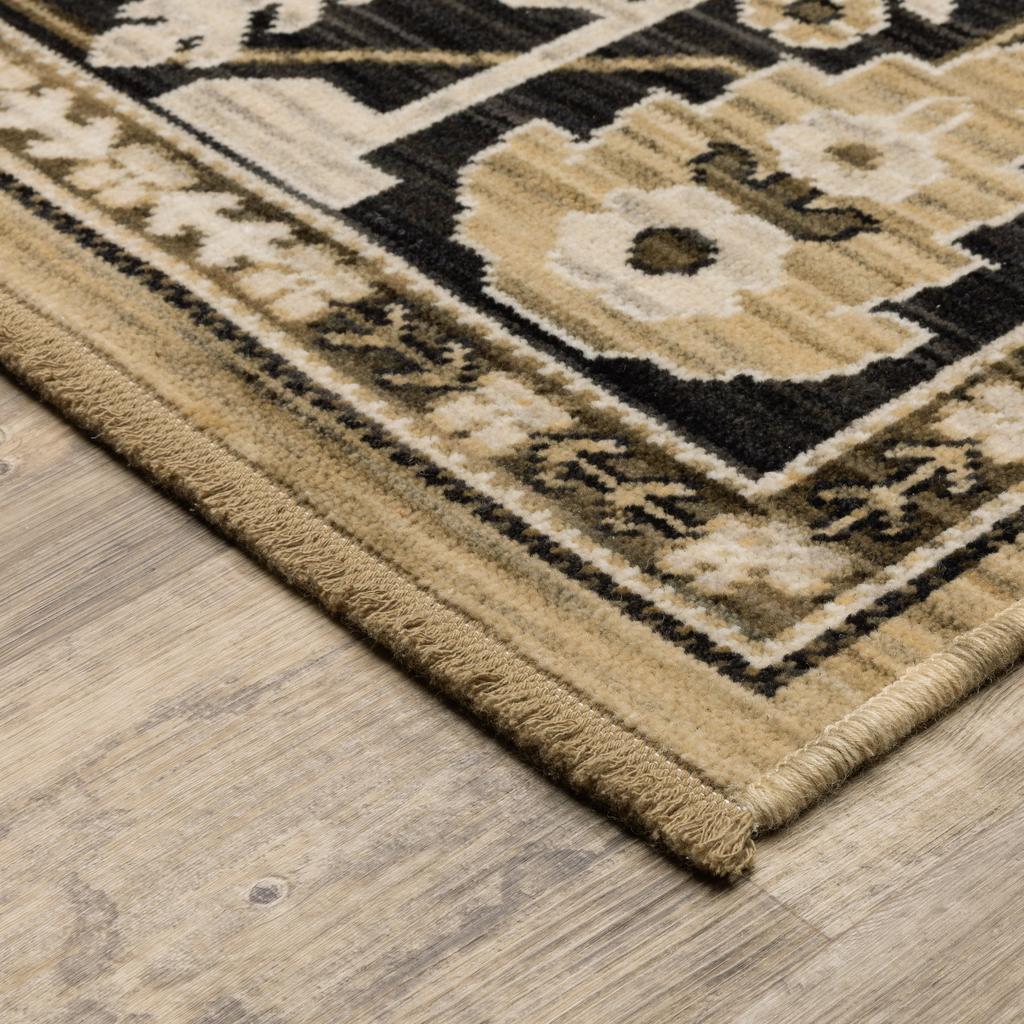 Oriental Weavers Acacia ACA12 Tan Rectangle Indoor Area Rug Oriental Pattern-