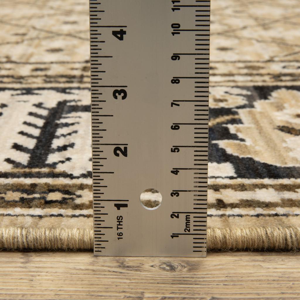 Oriental Weavers Acacia ACA12 Tan Rectangle Indoor Area Rug Oriental Pattern-