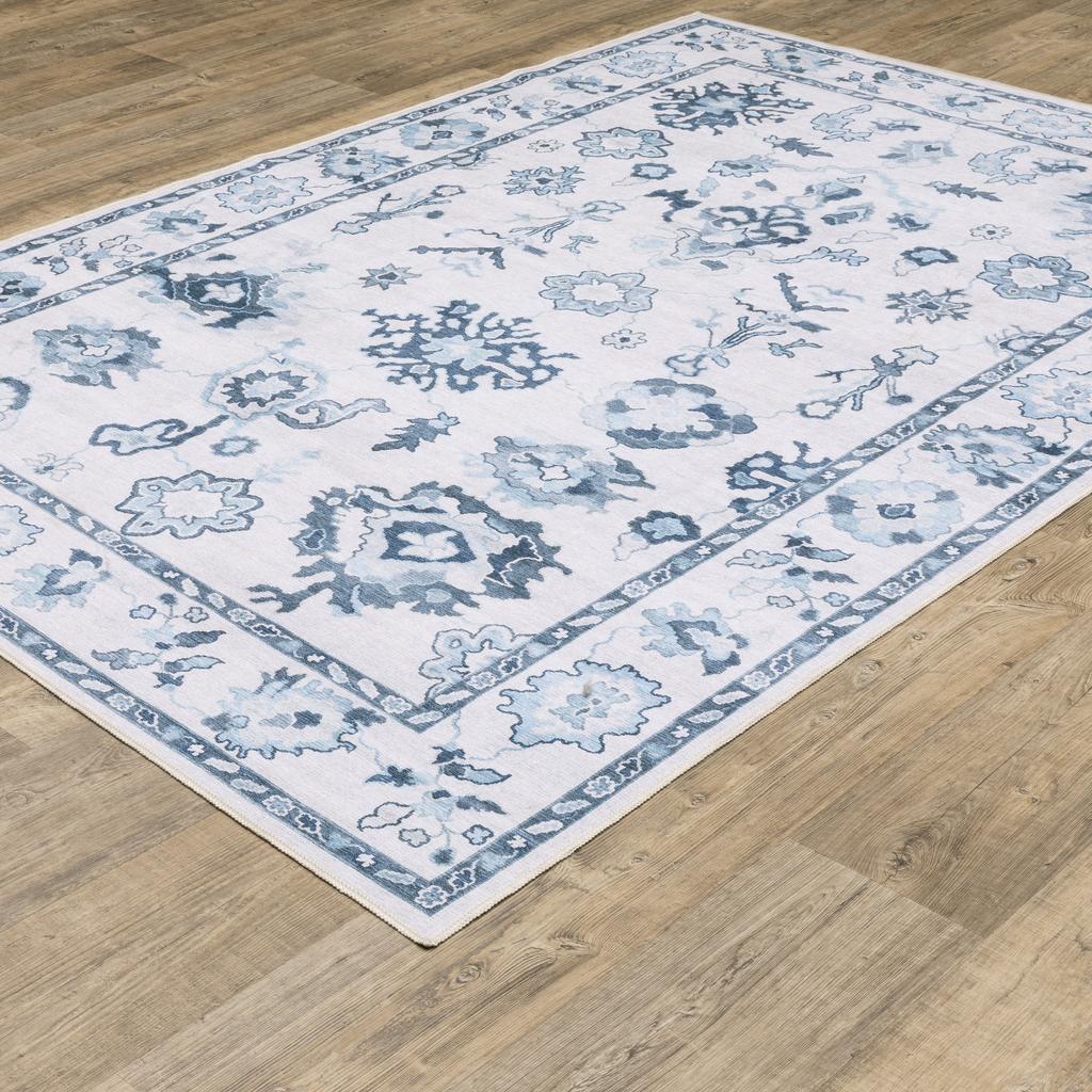 Oriental Weavers Addison ADD02 Ivory Rectangle Indoor Area Rug Oriental Pattern-