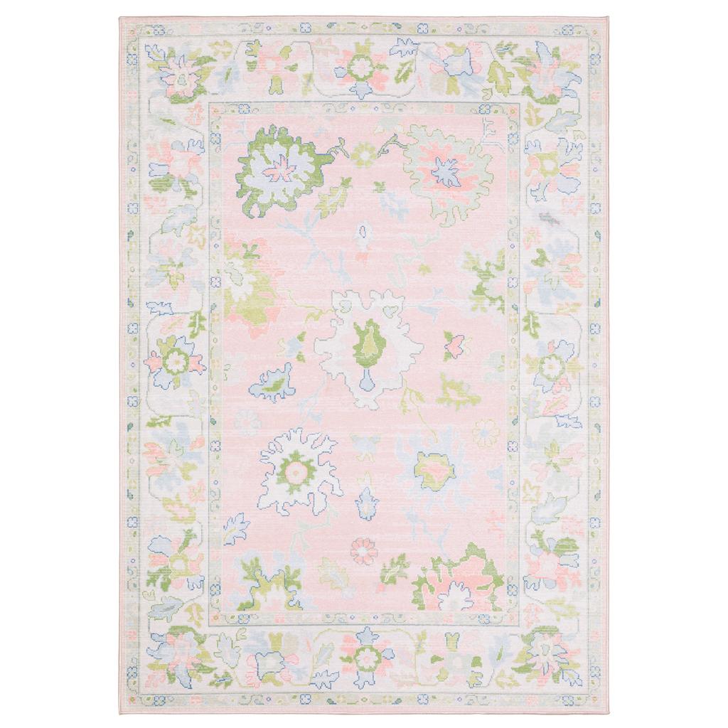 Oriental Weavers Addison ADD04 Pink Rectangle Indoor Area Rug Oriental Pattern-