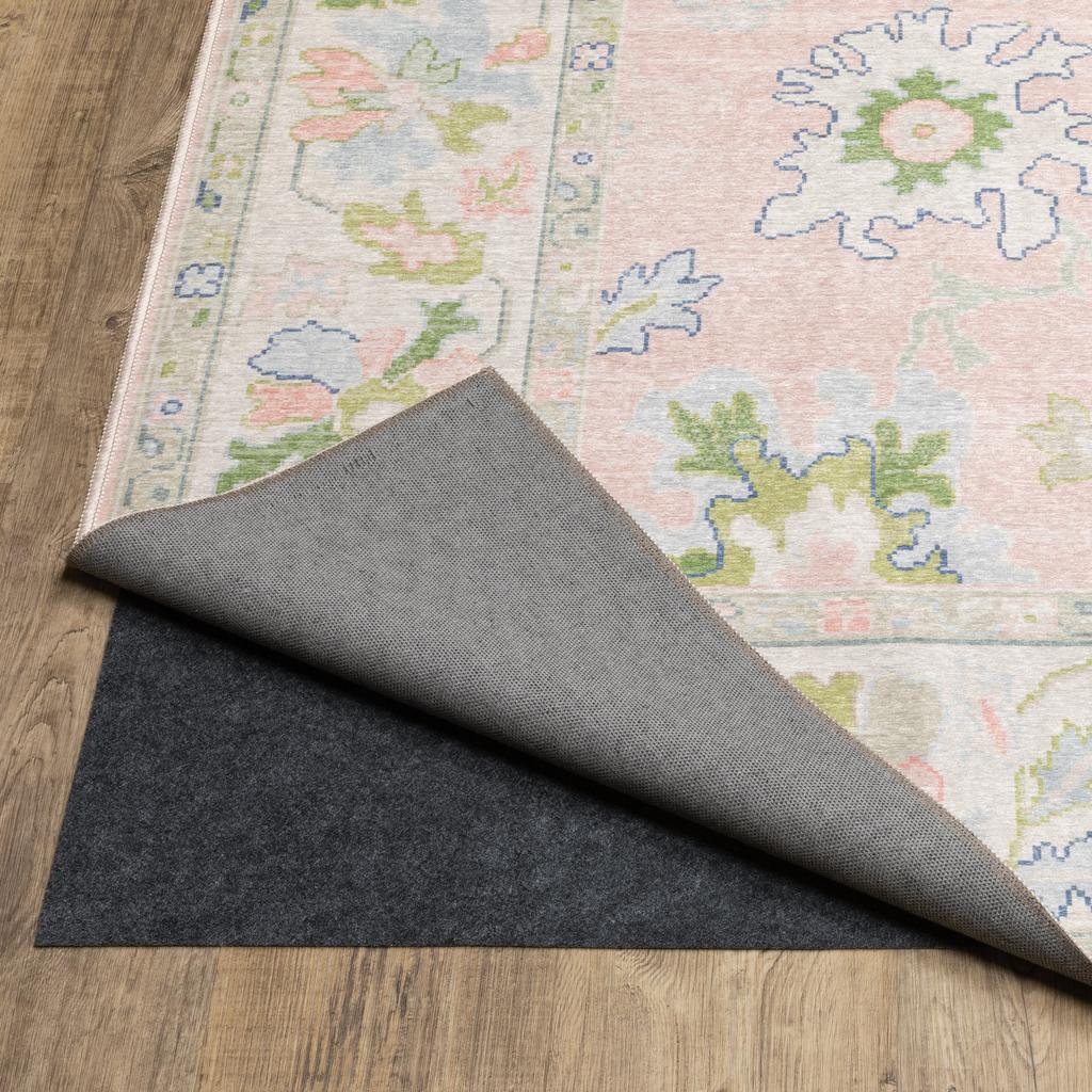 Oriental Weavers Addison ADD04 Pink Rectangle Indoor Area Rug Oriental Pattern-