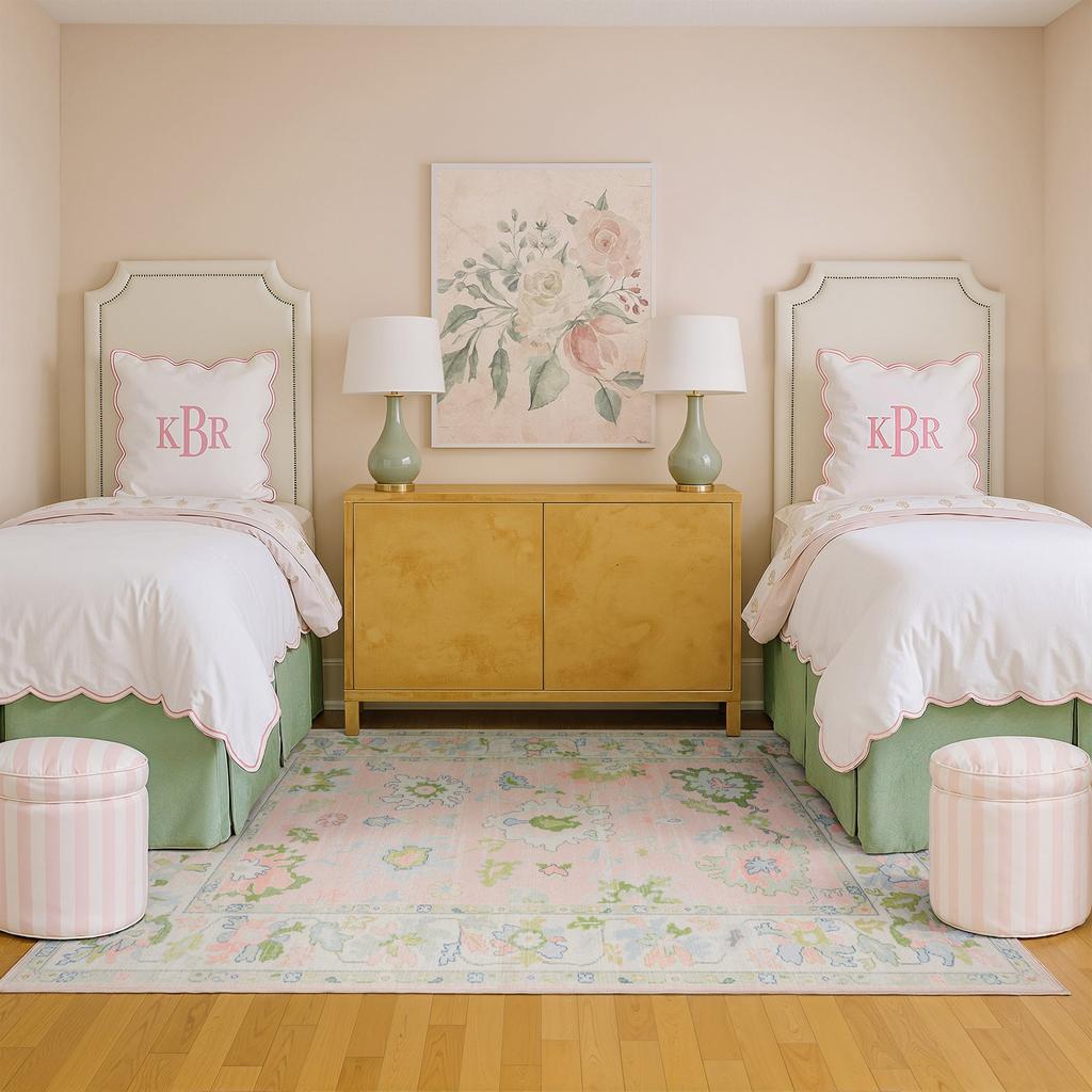 Oriental Weavers Addison ADD04 Pink Rectangle Indoor Area Rug Oriental Pattern-