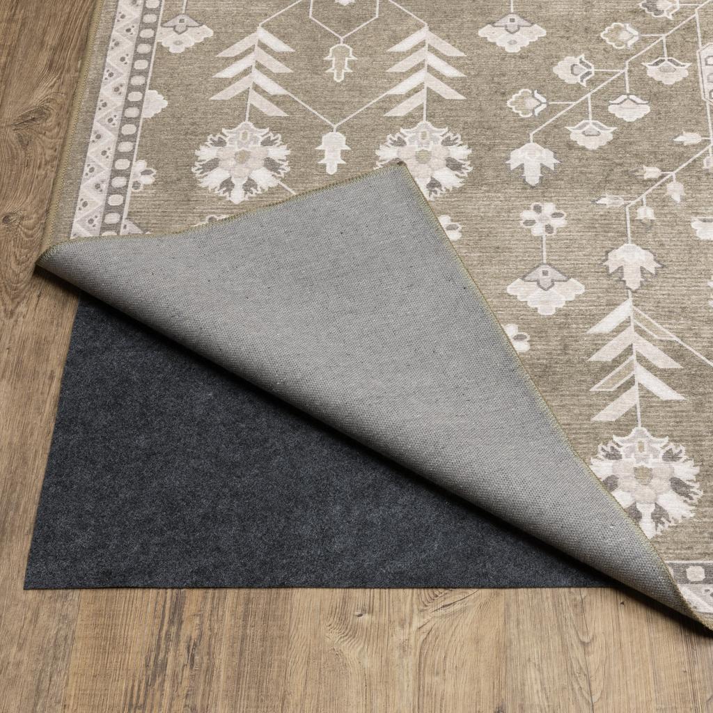 Oriental Weavers Addison ADD07 Brown Rectangle Indoor Area Rug Oriental Pattern-