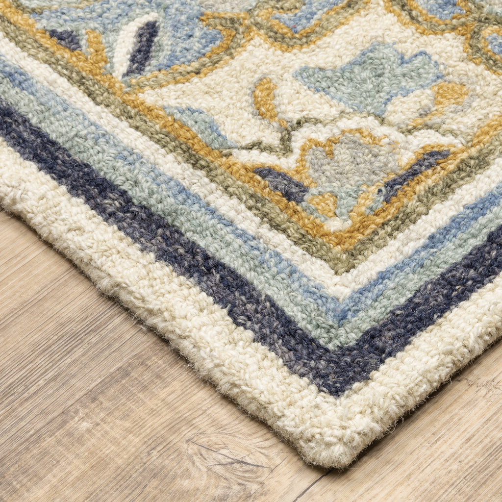 Oriental Weavers Alfresco 28402 Multicolor Indoor Runner - Vintage Bohemian Hand Tufted Rug-