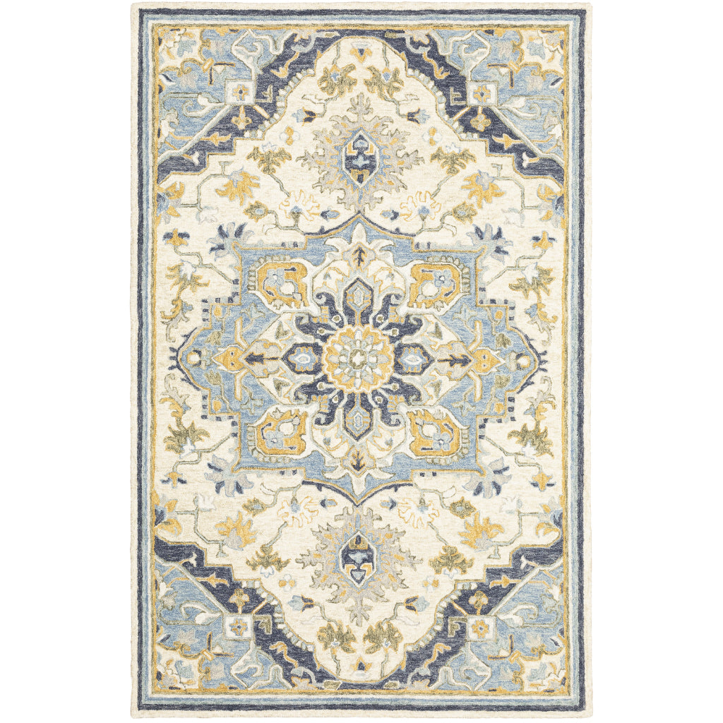 Oriental Weavers Alfresco 28402 Multicolor Rectangle Indoor Area Rug - Vintage Bohemian Hand Tufted Rug-