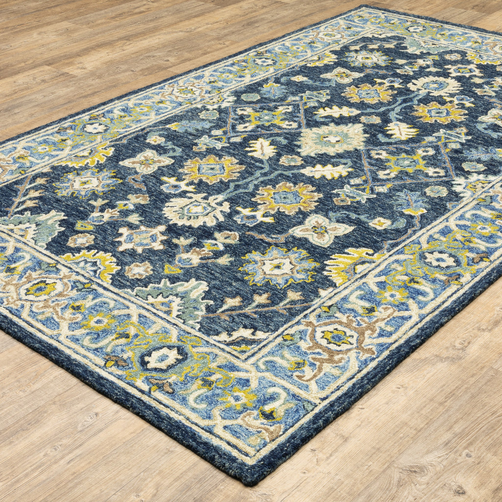 Oriental Weavers Alfresco 28405 Multicolor Rectangle Indoor Area Rug - Vintage Bohemian Hand Tufted Rug-