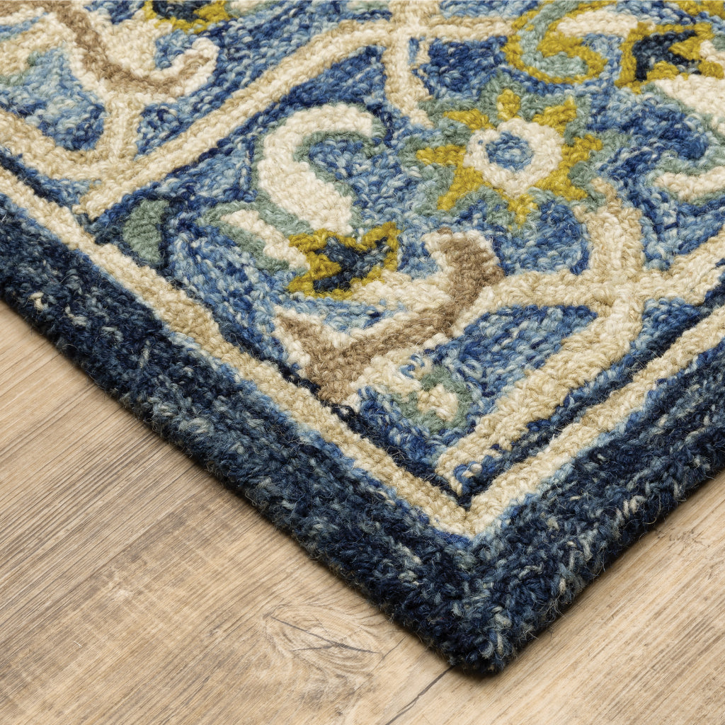 Oriental Weavers Alfresco 28405 Multicolor Indoor Runner - Vintage Bohemian Hand Tufted Rug-