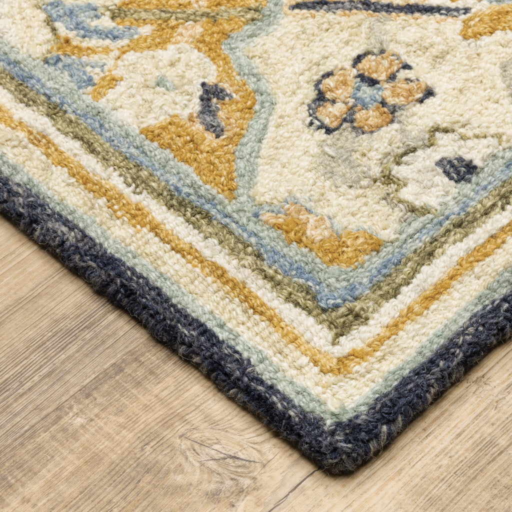 Oriental Weavers Alfresco 28406 Multicolor Indoor Runner - Vintage Bohemian Hand Tufted Rug-