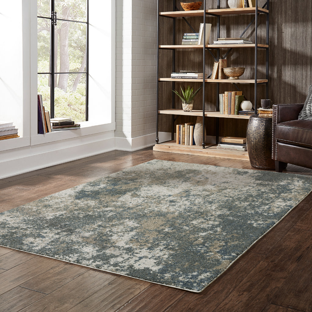 Oriental Weavers Alton 531L9 Multicolor Rectangle Indoor Area Rug - Modern Contemporary Rug with Distressed Abstract Design-