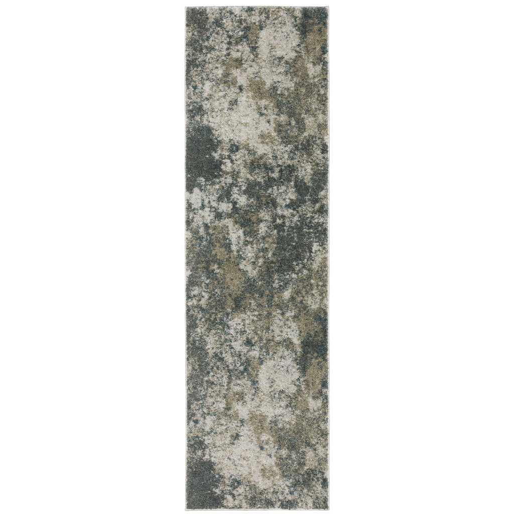 Oriental Weavers Alton 531L9 Multicolor Rectangle Indoor Runner - Modern Contemporary Rug with Distressed Abstract Design