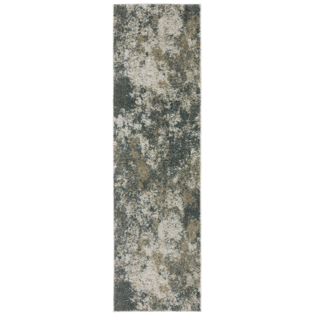 Oriental Weavers Alton 531L9 Multicolor Rectangle Indoor Runner - Modern Contemporary Rug with Distressed Abstract Design-