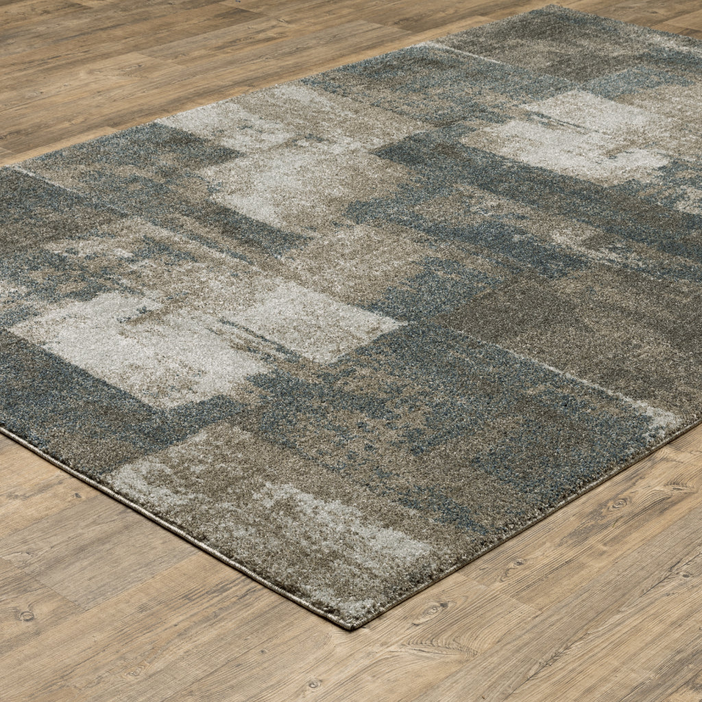 Oriental Weavers Alton 532B9 Multicolor Rectangle Indoor Area Rug - Elegant Contemporary Rug with Distressed Abstract Design