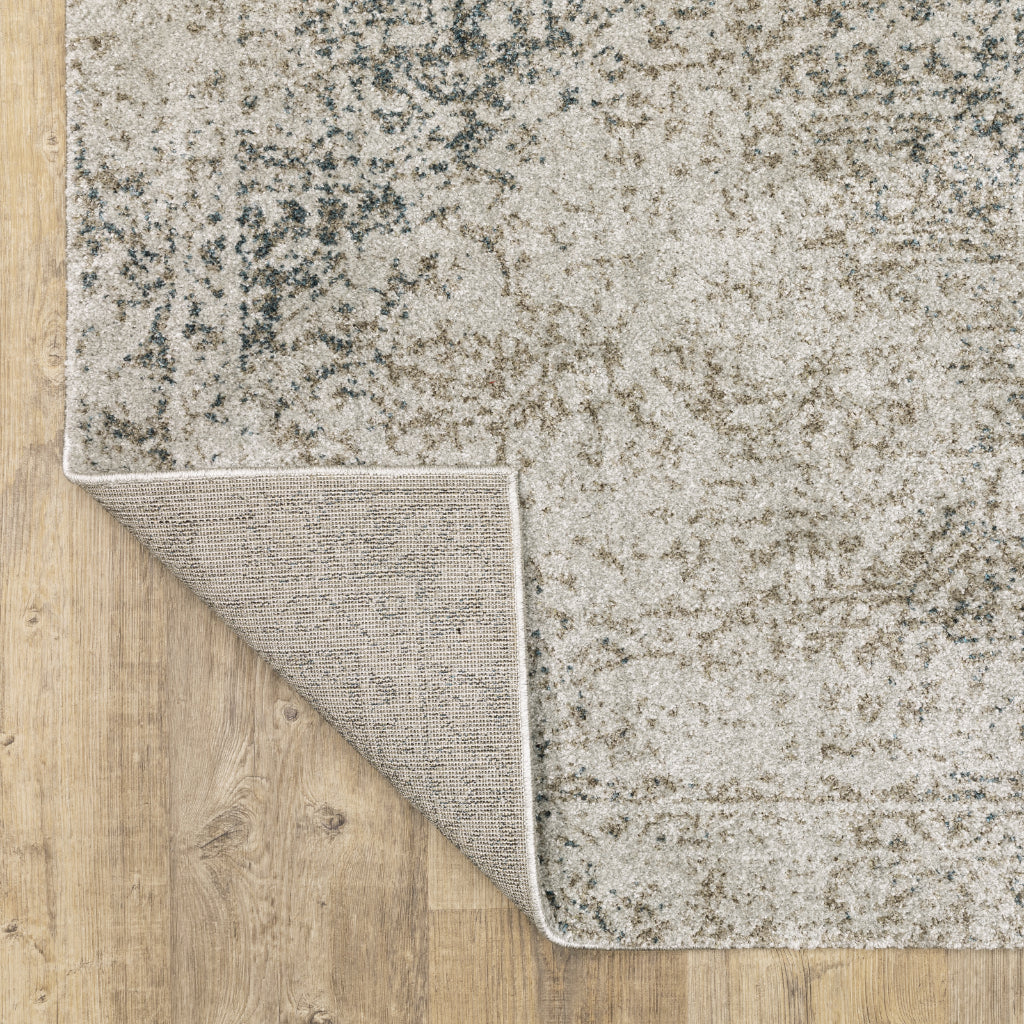 Oriental Weavers Alton 070E9 Gray Rectangle Indoor Area Rug - Luxurious Machine Made Rug with Distressed Oriental Design
