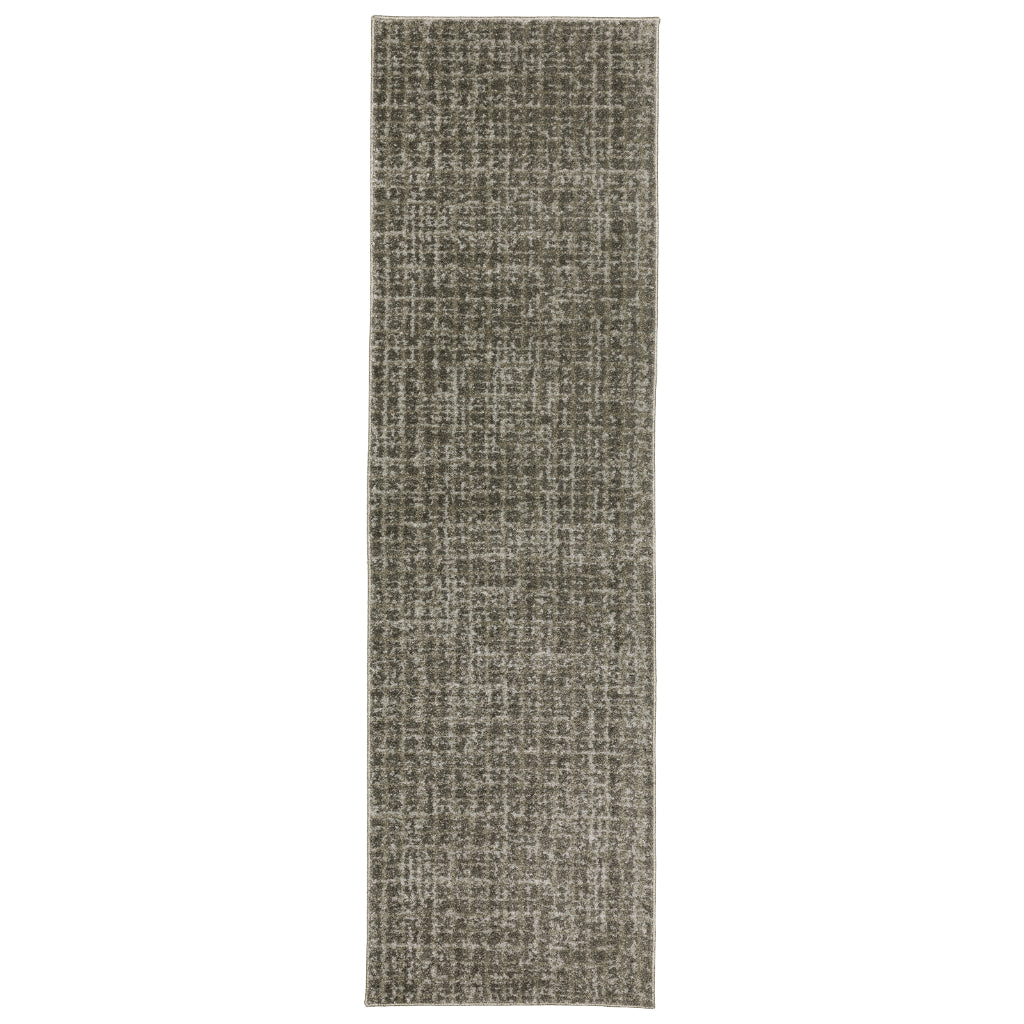 Oriental Weavers Alton 090N9 Gray Rectangle Indoor Runner - Luxurious Contemporary Rug with Distressed Geometric Design-
