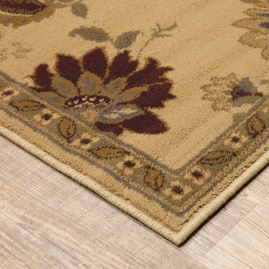 Oriental Weavers Amelia 008W6 Multicolor Rectangle Indoor Area Rug - Stain Resistant Machine Made Floral Rug