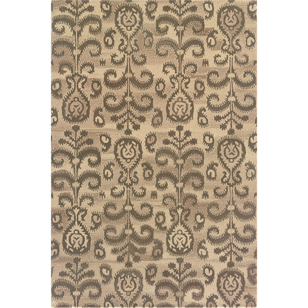 Oriental Weavers Anastasia 68002 Multicolor Rectangle Indoor Area Rug - Hand Tufted Bohemian Rug Made of 100% Wool with Floral Design