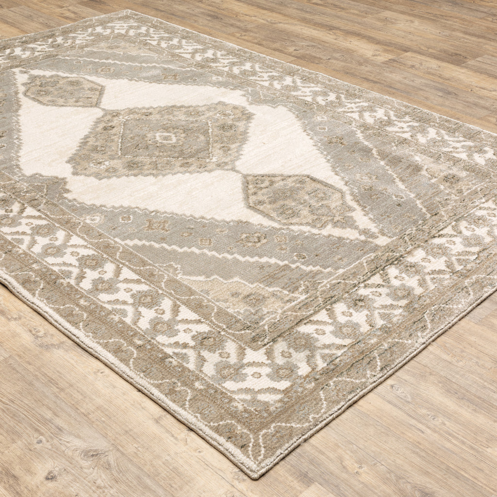 Oriental Weavers Andorra 298C0 Multicolor Rectangle Indoor Area Rug - Durable & Stain Resistant Rug with Classic Medallion Design-