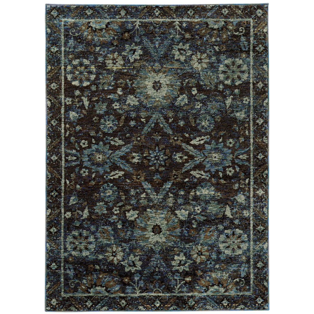 Oriental Weavers Andorra 7124A Multicolor Rectangle Indoor Area Rug - Durable & Stain Resistant Rug with Oriental Design-