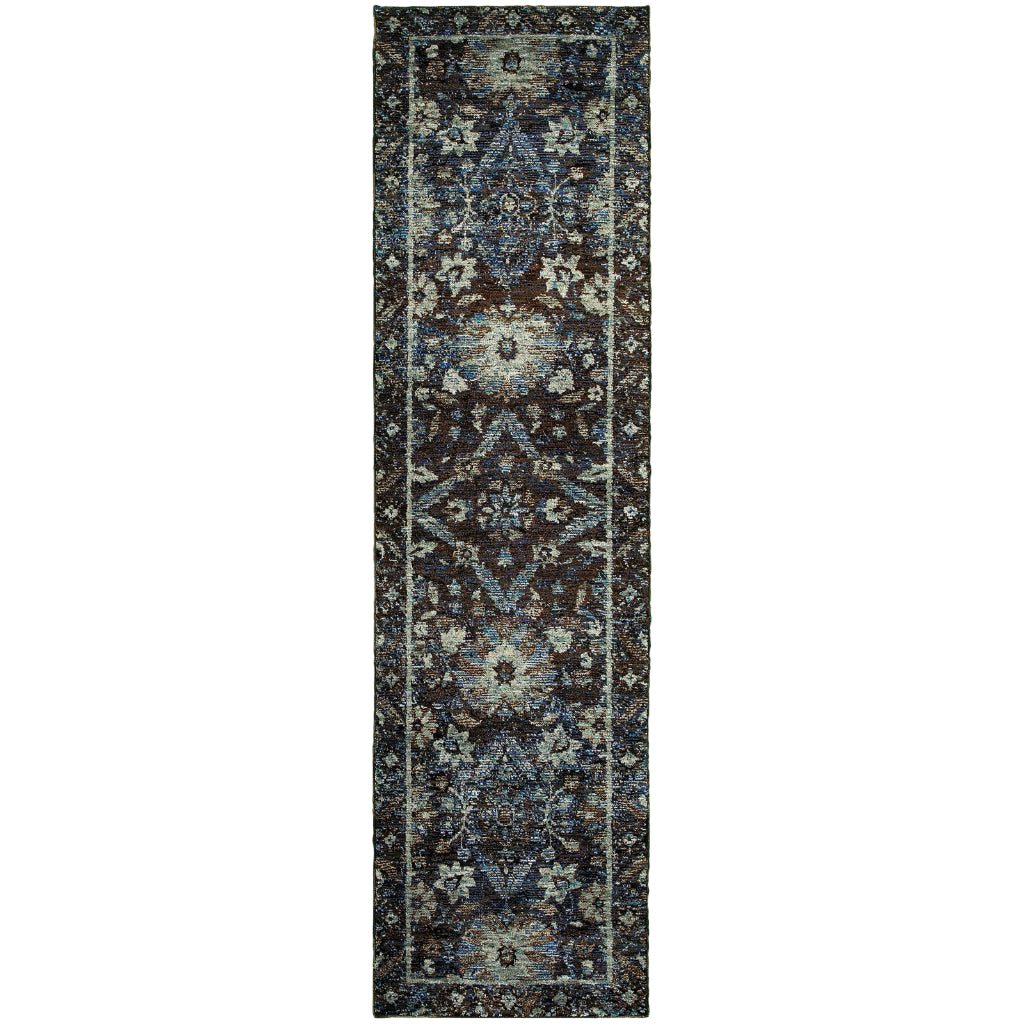Oriental Weavers Andorra 7124A Multicolor Rectangle Indoor Runner - Durable & Stain Resistant Rug with Oriental Design-