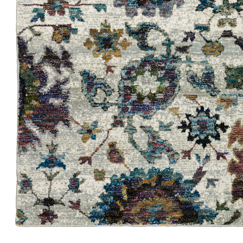 Oriental Weavers Andorra 7129A Multicolor Rectangle Indoor Runner - Durable &amp; Stain Resistant Rug with Oriental Design