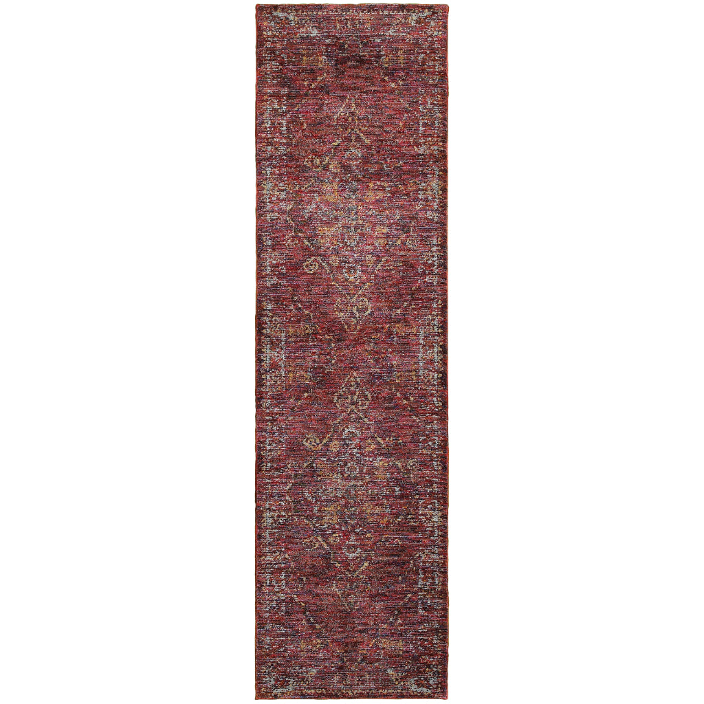 Oriental Weavers Andorra 7135E Multicolor Rectangle Indoor Runner - Durable & Stain Resistant Rug with Medallion Design-